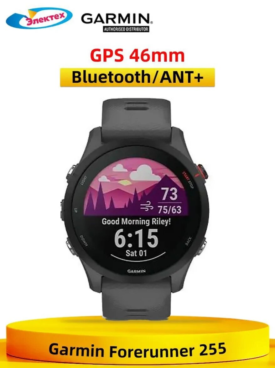 Garmin Forerunner 255 смарт-часы GPS 46 мм 1,3" Bluetooth ANT+, 260x260, iOS, Android