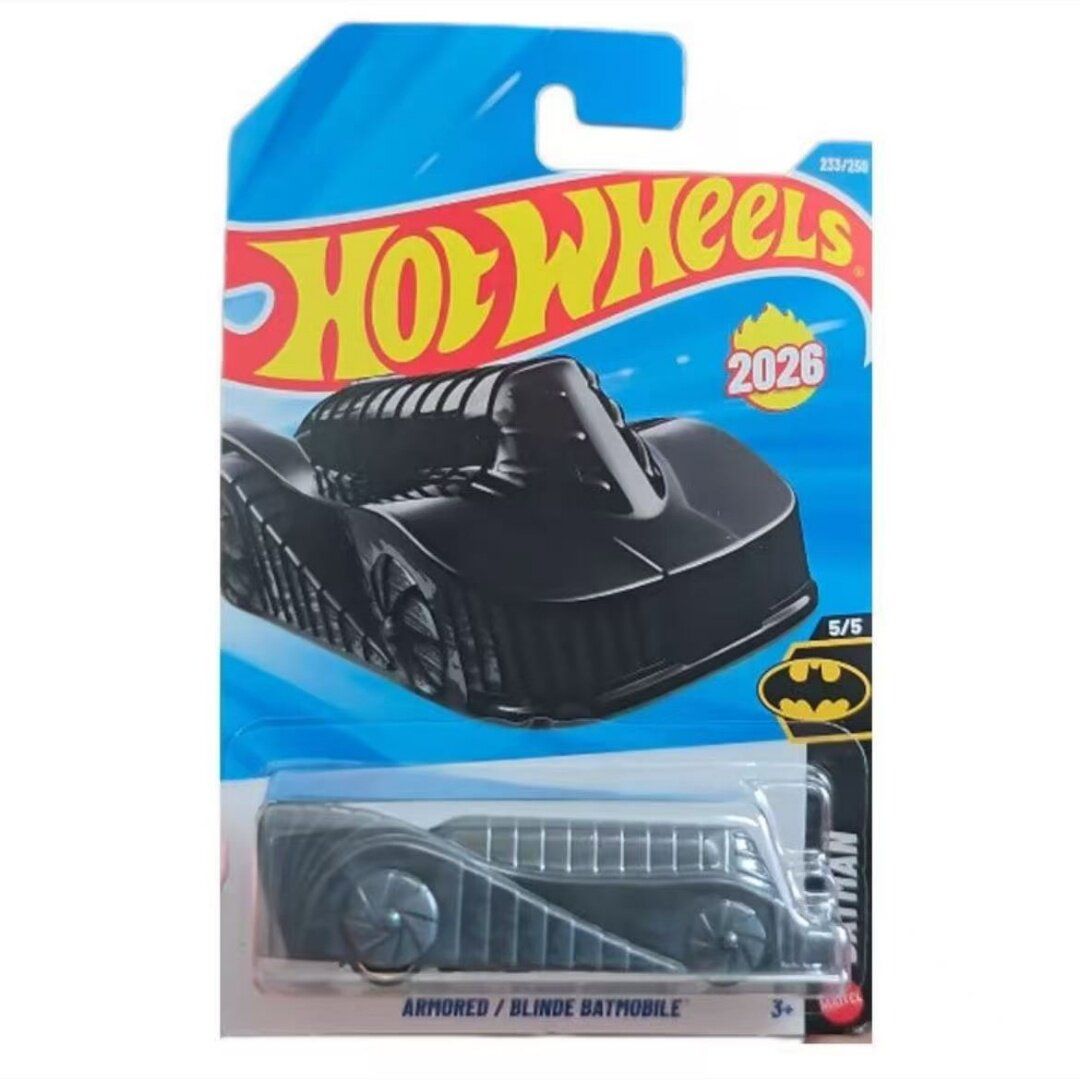 Машинка Mattel HOTWHEELS 2026 N CASE 1/64 ARMORED / BLINDE BATMOBILE