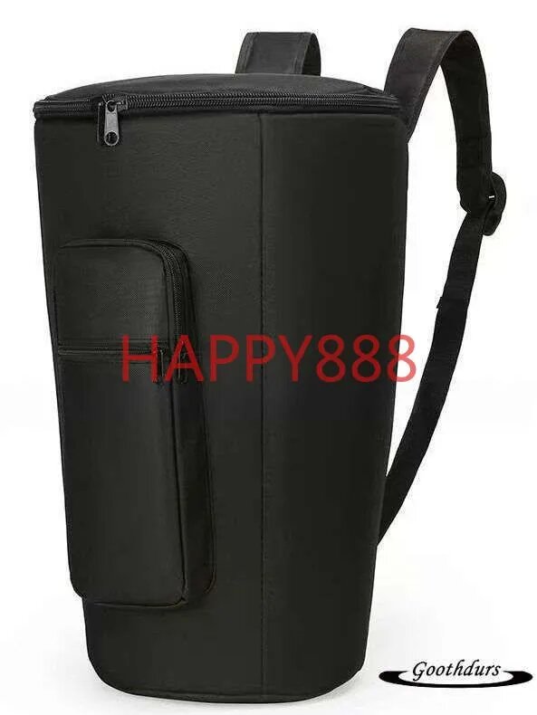 Чехол для барабана джембе, дарбука 12" (30 см) плотный, влагозащитный, чёрный