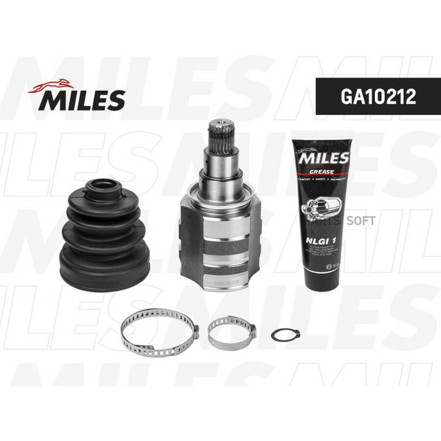 GA10212 Шарнир равных угловых скоростей от официального дистрибьютора, MILES, артикул GA10212