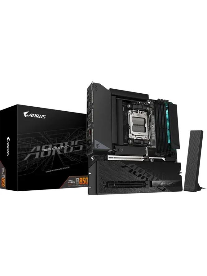 Материнская плата Gigabyte B850M AORUS STEALTH B850M AORUS STEALTH