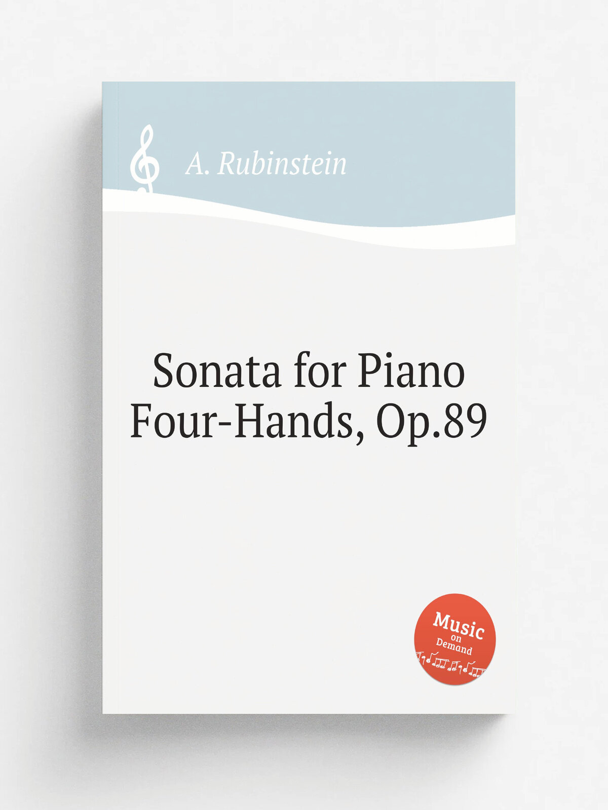 Sonata for Piano Four-Hands, Op.89 | A. Rubinstein | Репринт