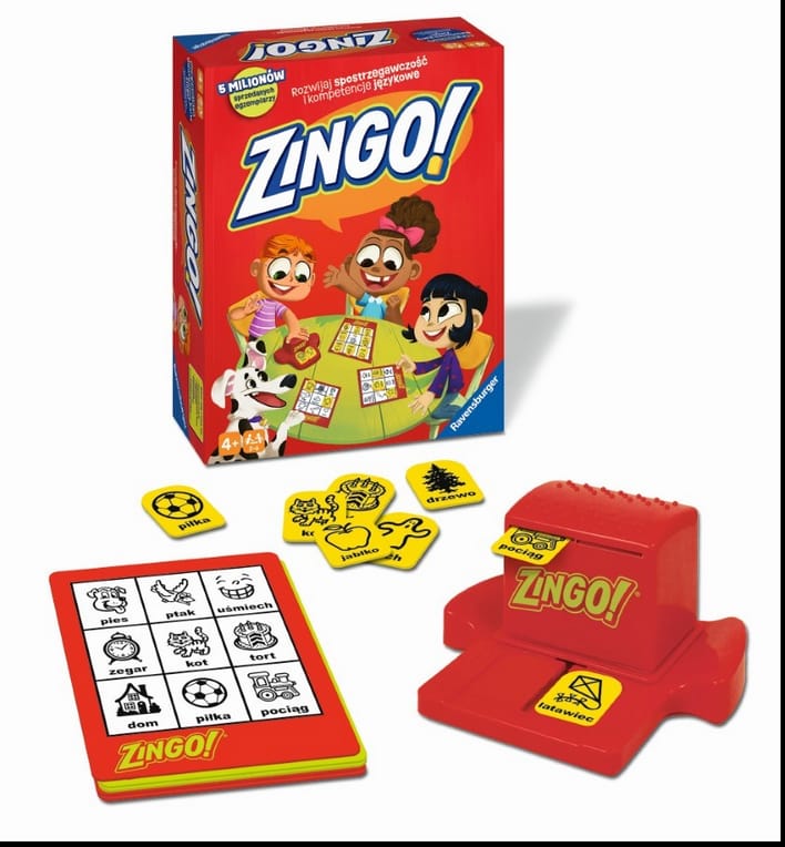 Настольная игра Ravensburger Zingo, семейная игра для детей