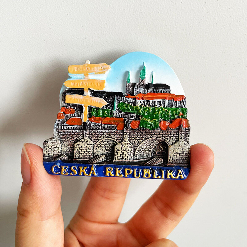 3D-магниты на холодильник с изображениями городов и стран мира, туристические сувениры по Европе, новая креативная идея.