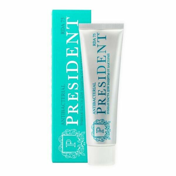 Паста зубная Antibacterial President/Президент 50мл