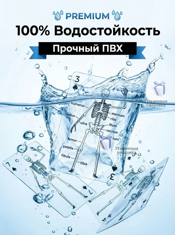 Забавные игральные карты по анатомии человека