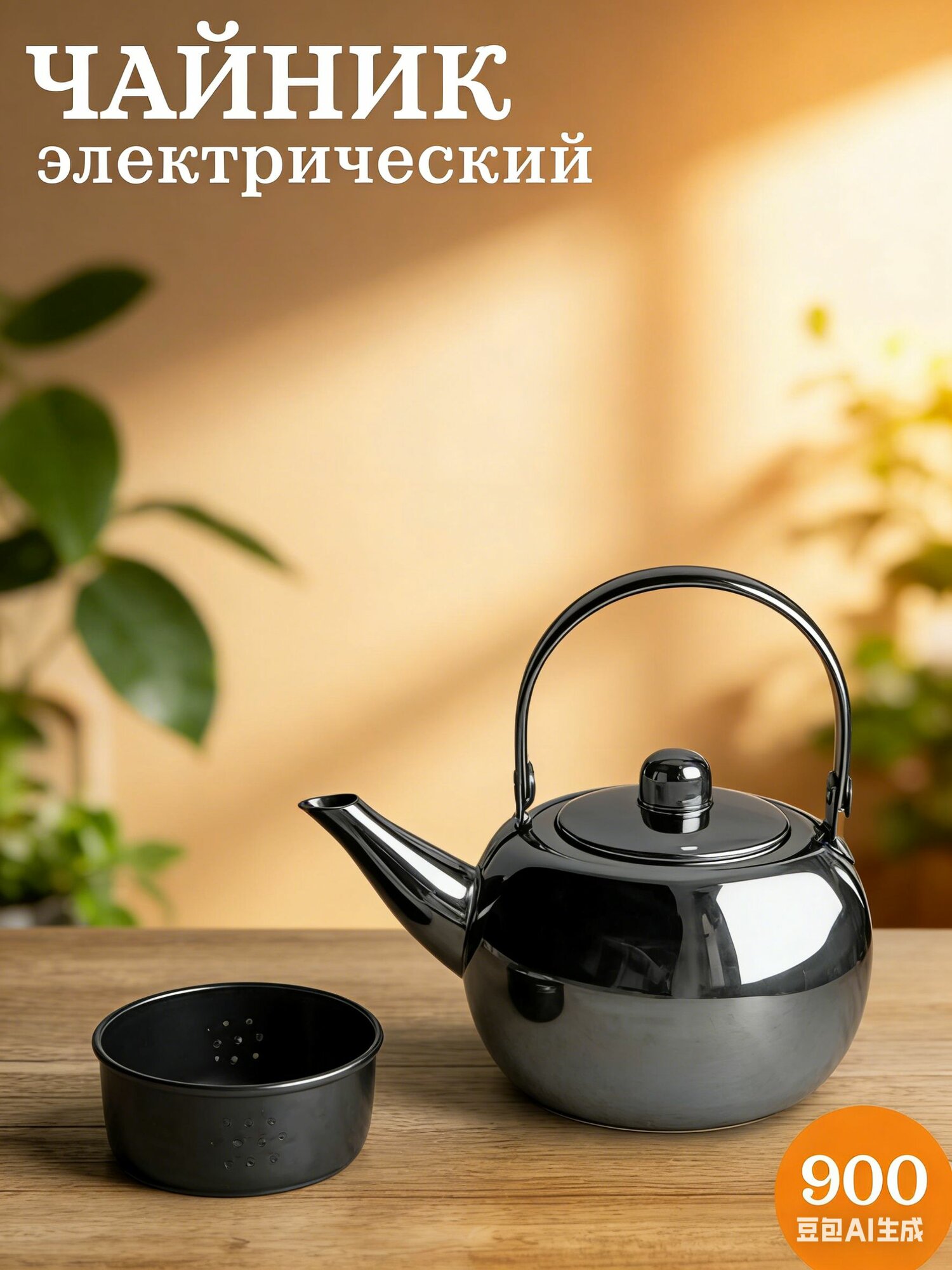 Чайник заварочный, 800 мл-ROMIKY