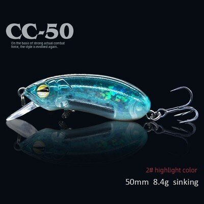 CC50 Миноу-приманка для щуки, леща и судака - 8.4г, Павлиний синий