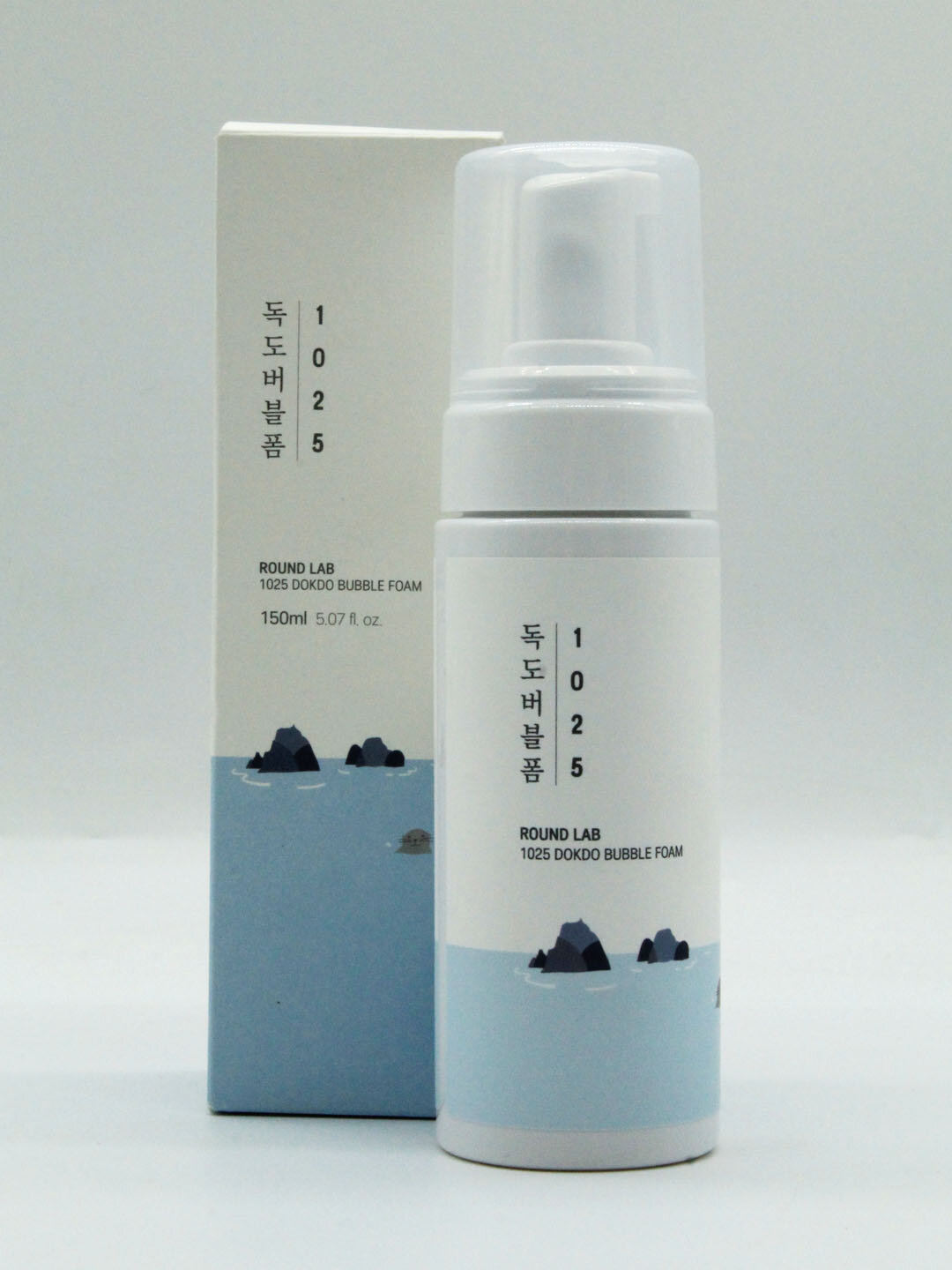 Пенка для умывания Round Lab 1025 Dokdo Bubble Foam, нежное очищение и увлажнение для чувствительной кожи 150 мл