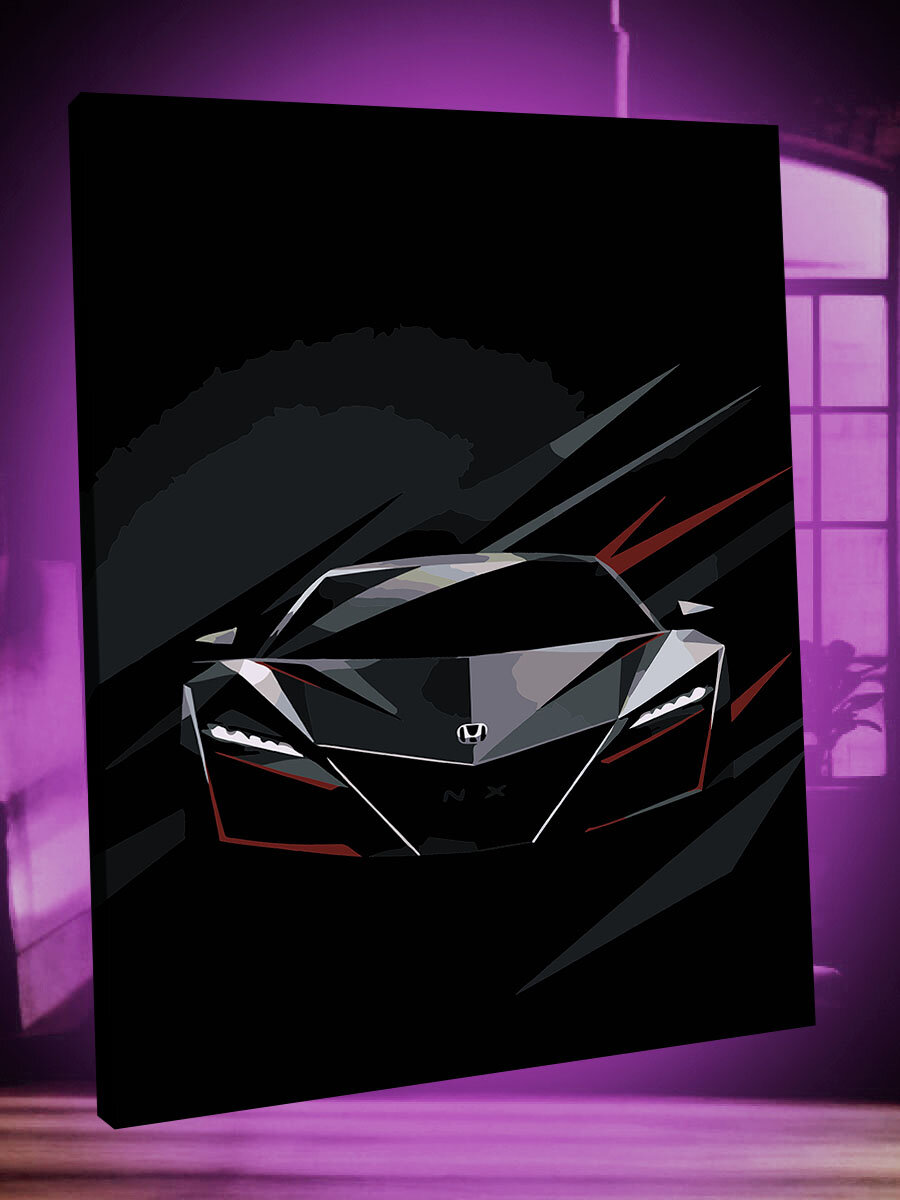 Картина по номерам Honda NSX