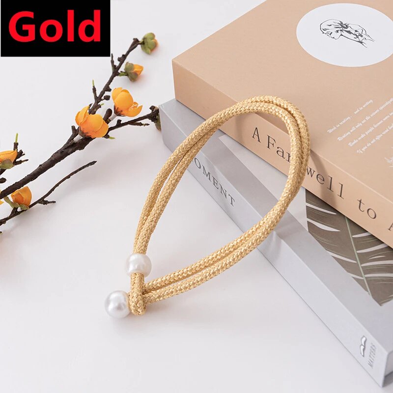 Зажим для волос Gold, жемчужный, 1PC