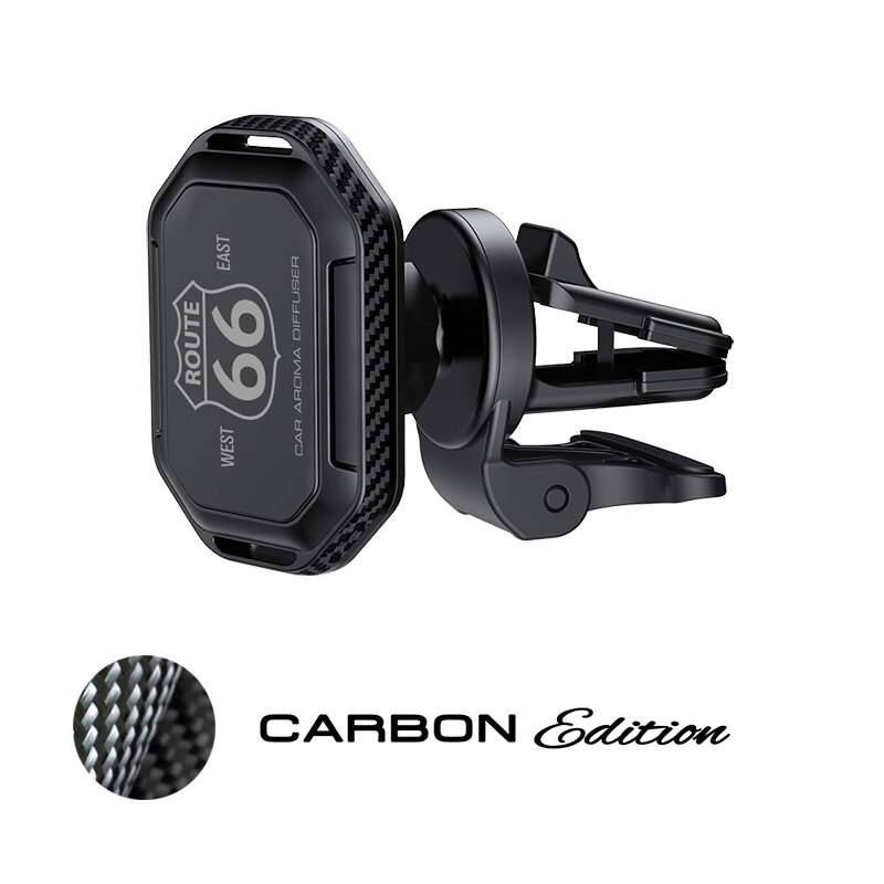 Держатель для телефона Carbon Edition "Route 66" автомобильный, магнитный
