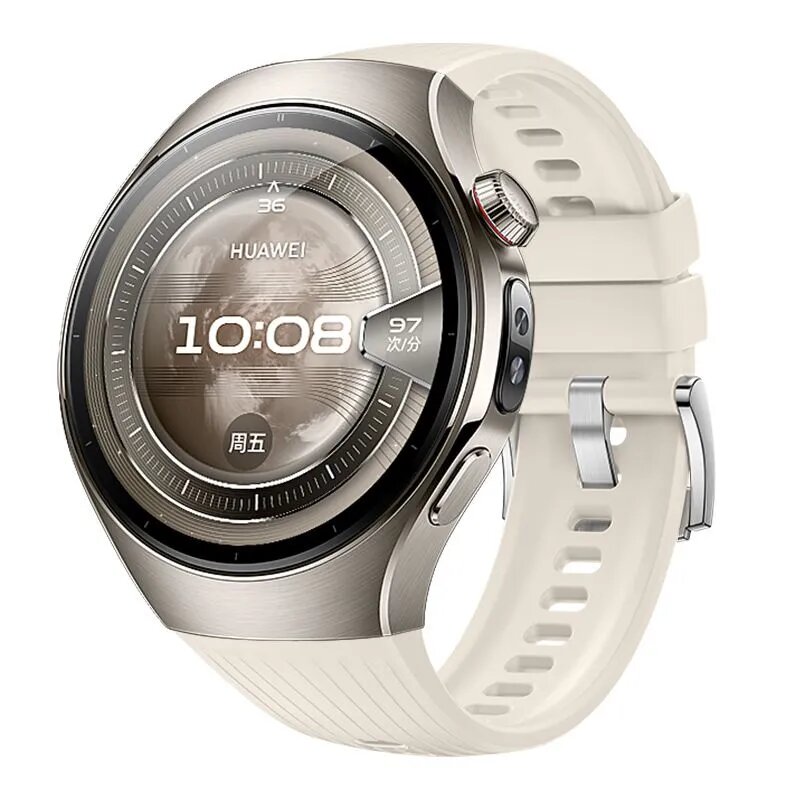 Ремешок для часов Huawei Watch GT5 Pro, Подходит для ширина 42 мм / 46mm , с классическим вертикальным узором