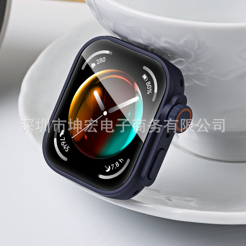 Чехол для часов Huawei Fit 3 - Полный защитный кожух из ночного синего цвета, совместим с моделью Fit 3, современный вид