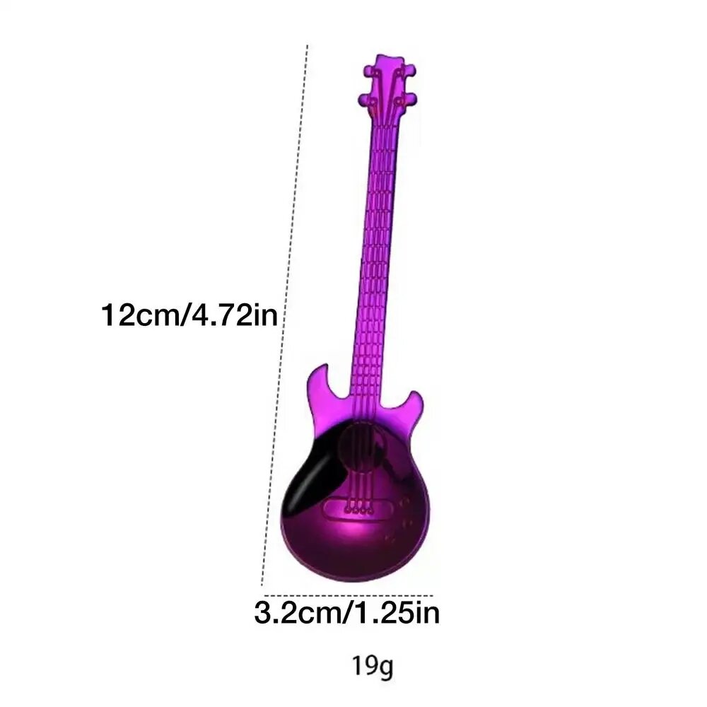 Фиолетовая ложка Guitar Shape 12cm/4.72in