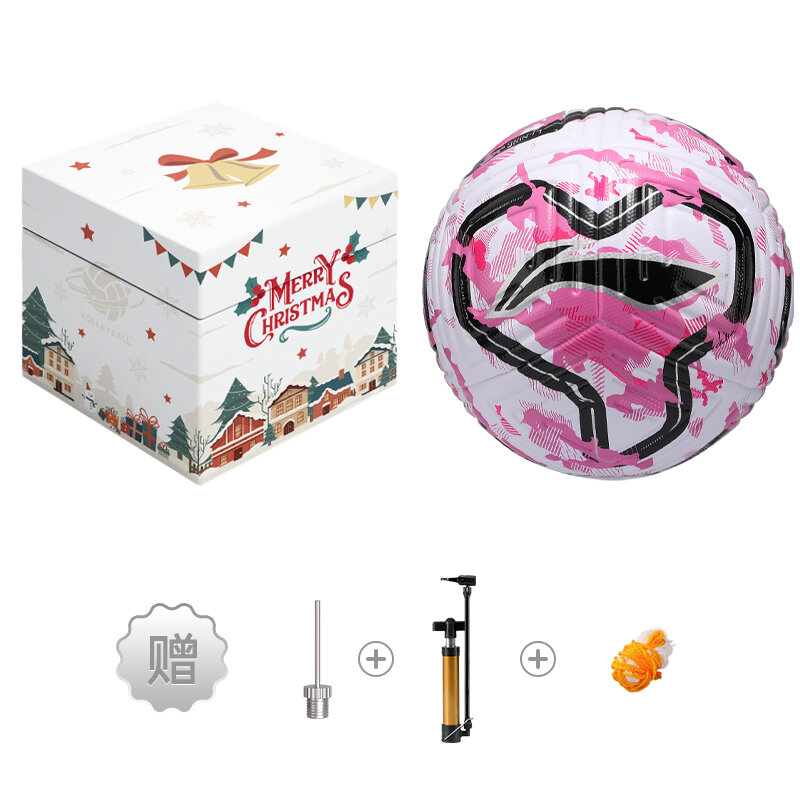 Мяч футбольный унисекс Li Ning, 5, розовый, S EU