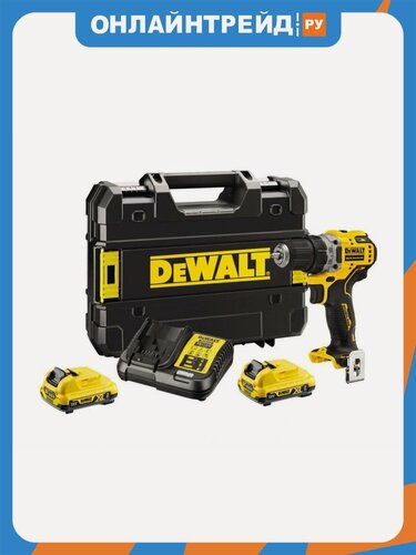 Изображение товара Дрель-шуруповерт аккумуляторная Dewalt DCD701D2