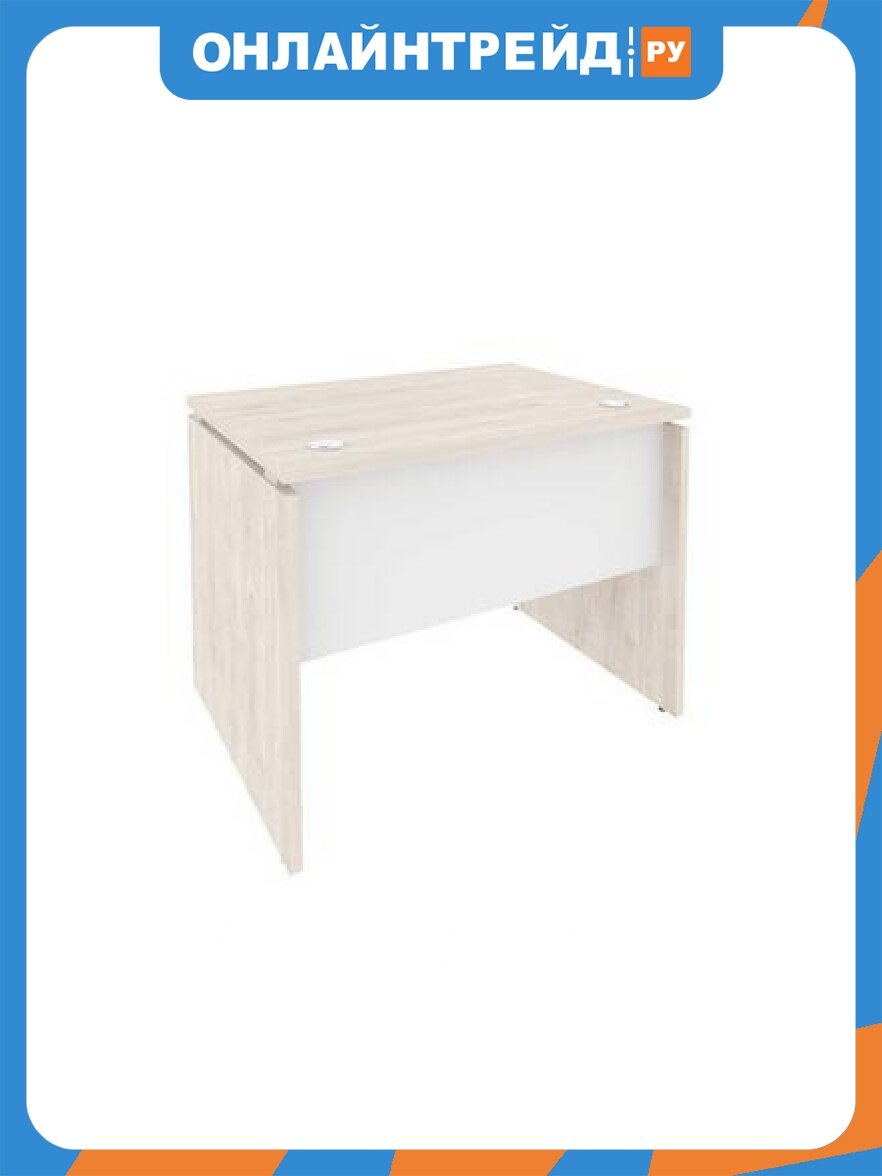 Стол офисный Riva CHAIR O. SP-1.7 Денвер светлый/Белый бриллиант 980*720*750 Onix