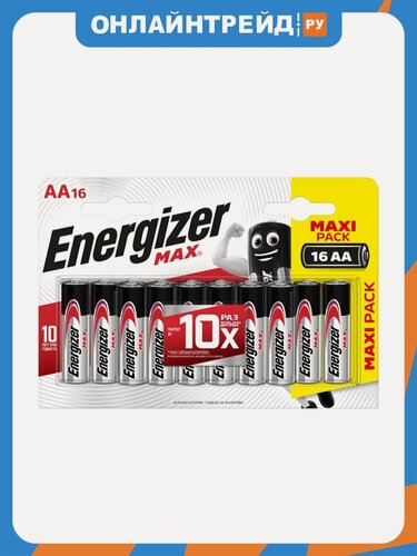 Изображение товара Элемент питания Energizer Max LR6 AA бл 16