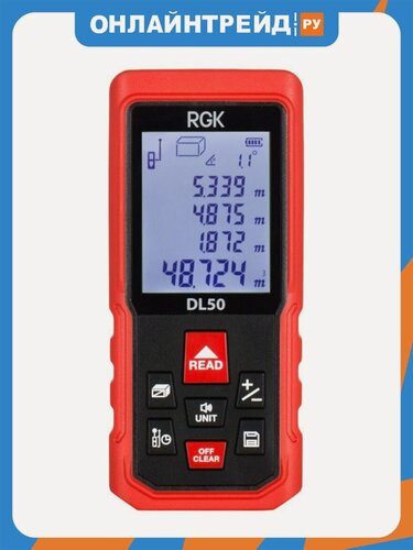 Изображение товара Лазерный дальномер с угломером Rgk DL50
