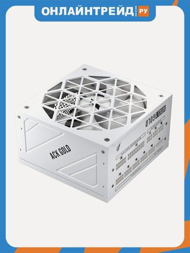 Изображение товара Блок питания 1STPLAYER ACK, 850W, 80+ Gold, ATX3.1, белый