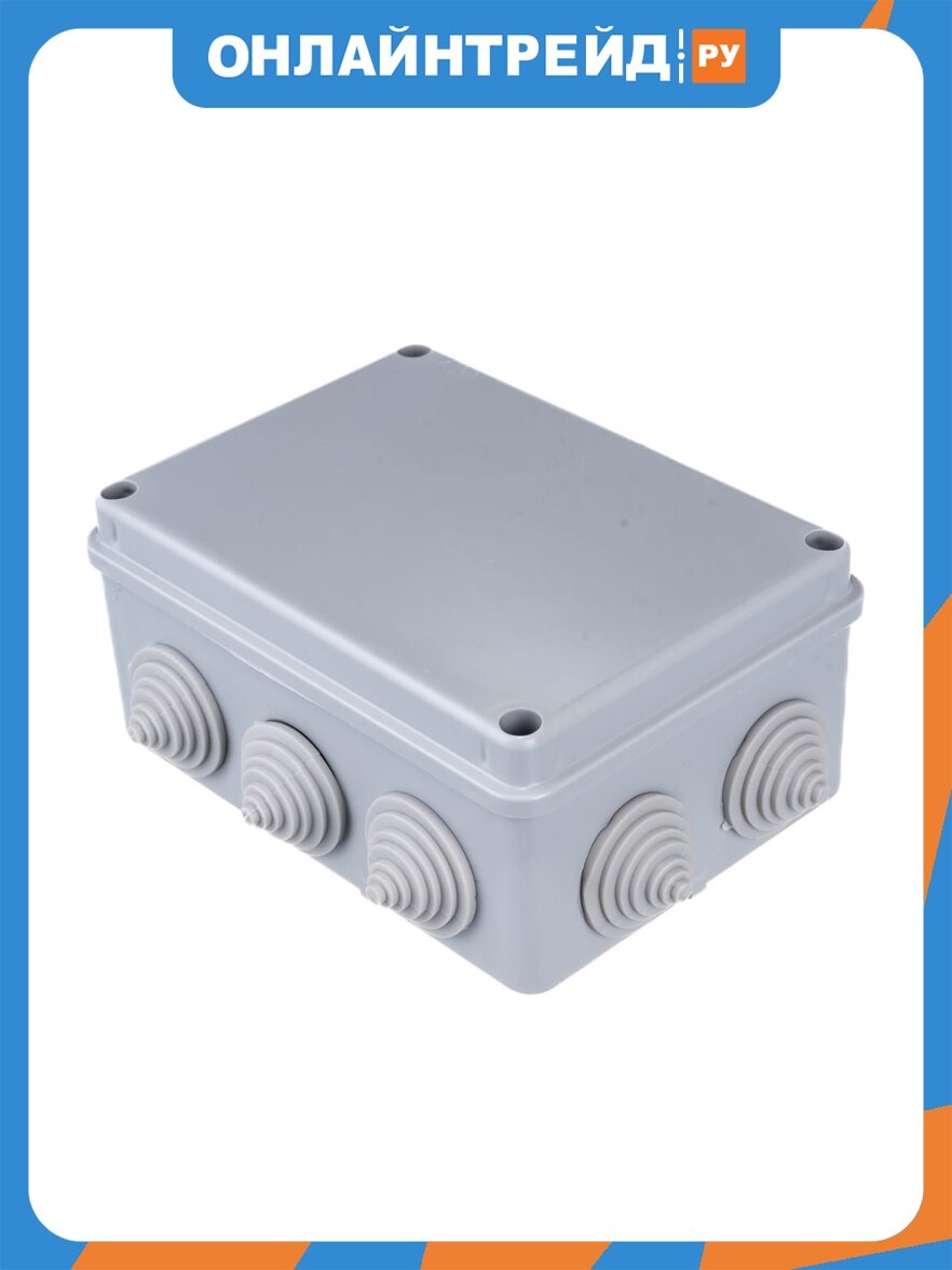 Коробка распаячная Iek ОП 150х110х70 IP44 KM41241 (10 каб. ввод.) UKO10-150-110-070-K41-44