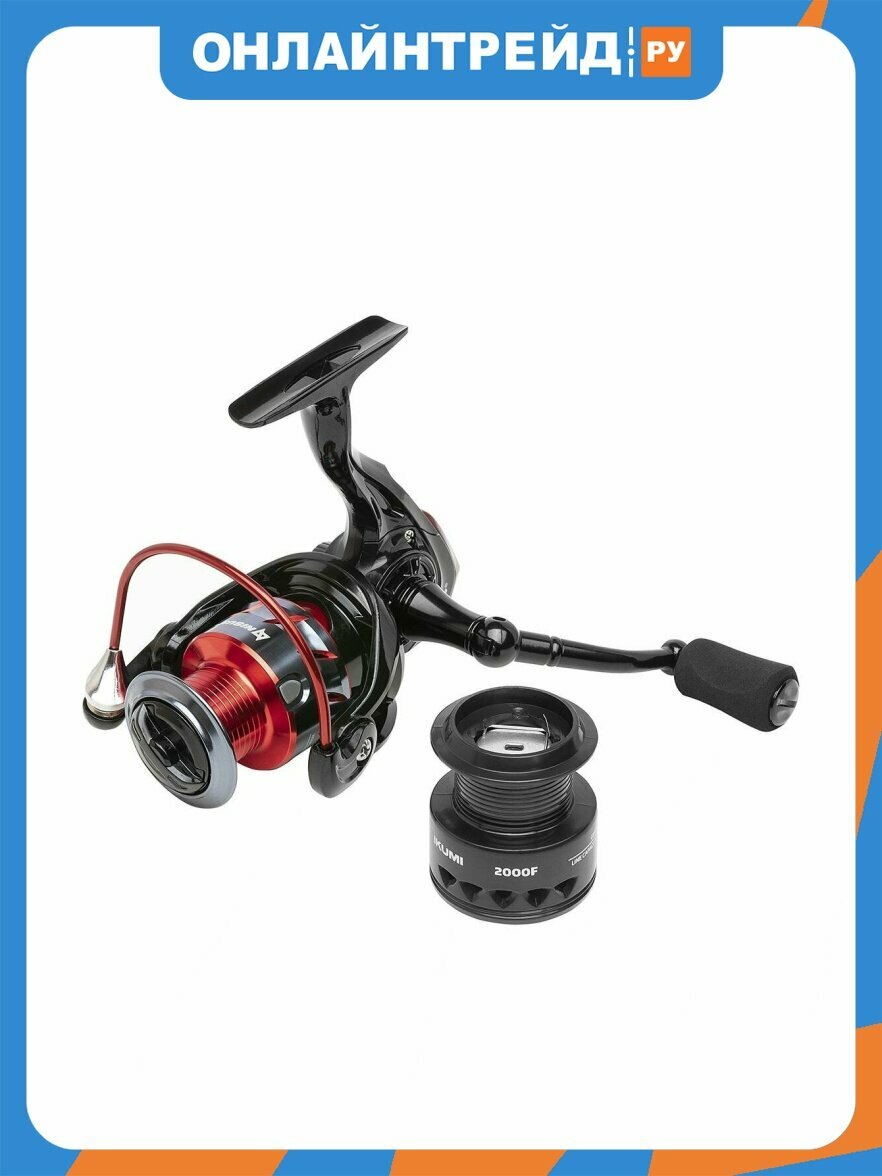 Катушка Nisus IKUMI 2000F 4+1 подшип с запасногй шпулей N-FSP-IK2000F-S