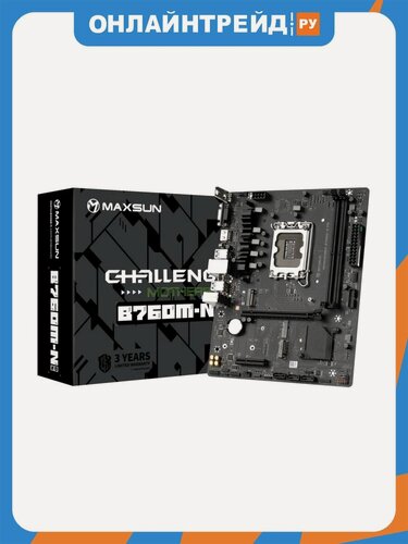 Изображение товара Материнская плата Maxsun CHALLENGER B760M-N D5 (LGA1700, MATX)