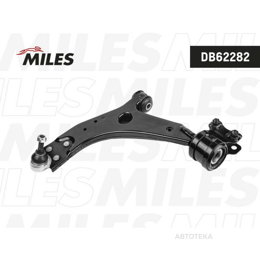 Рычаг передней подвески нижний левый (D18mm) FORD FOCUS II/C-MAX/VOLVO V50/C70/S40 (LEMFORDER 3370501) DB62282 MILES DB62282