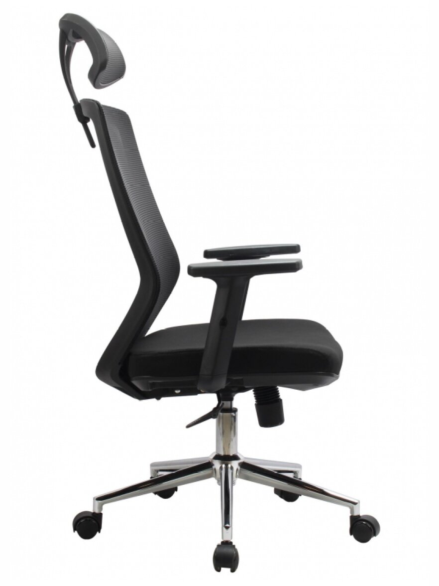 Кресло руководителя Riva Chair RCH 833 H Чёрная сетка/ — фото 1