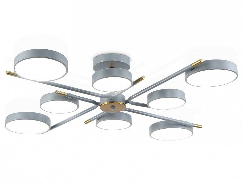 Люстра на штанге Ambrella Light FL FL516339 цвет плафона подвески Медь, Серый, цвет арматуры Медь, Серый
