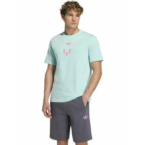 фото Футболка спортивная adidas messi t-shirt, размер l, голубой