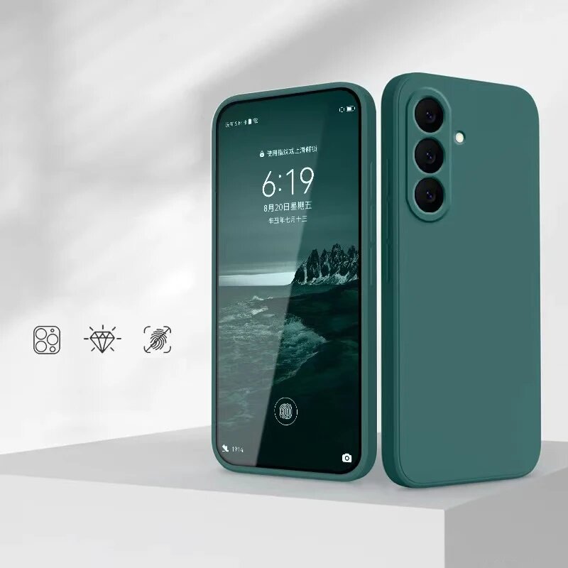 Цветной мягкий чехол для TECNO SPARK 40 Pro Plus 4G из TPU Зеленый, Green, TECNO SPARK40 Pro