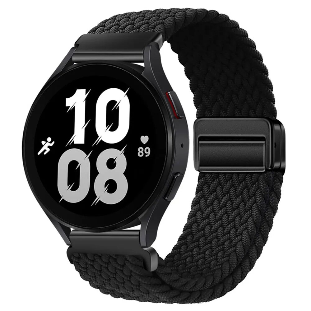 Магнитный плетеный нейлоновый ремешок для huawei GT4 41 мм 46 мм amazfit Balance Samsung Galaxy 6 classic 47 мм 43 мм, ремешок для умных часов 18 мм 20 мм 22 мм