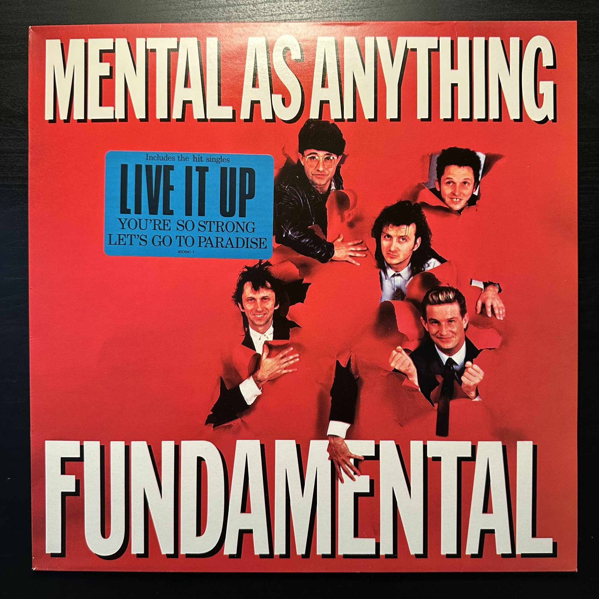 Виниловая пластинка Mental As Anything Fundamental (Голландия 1985г.)
