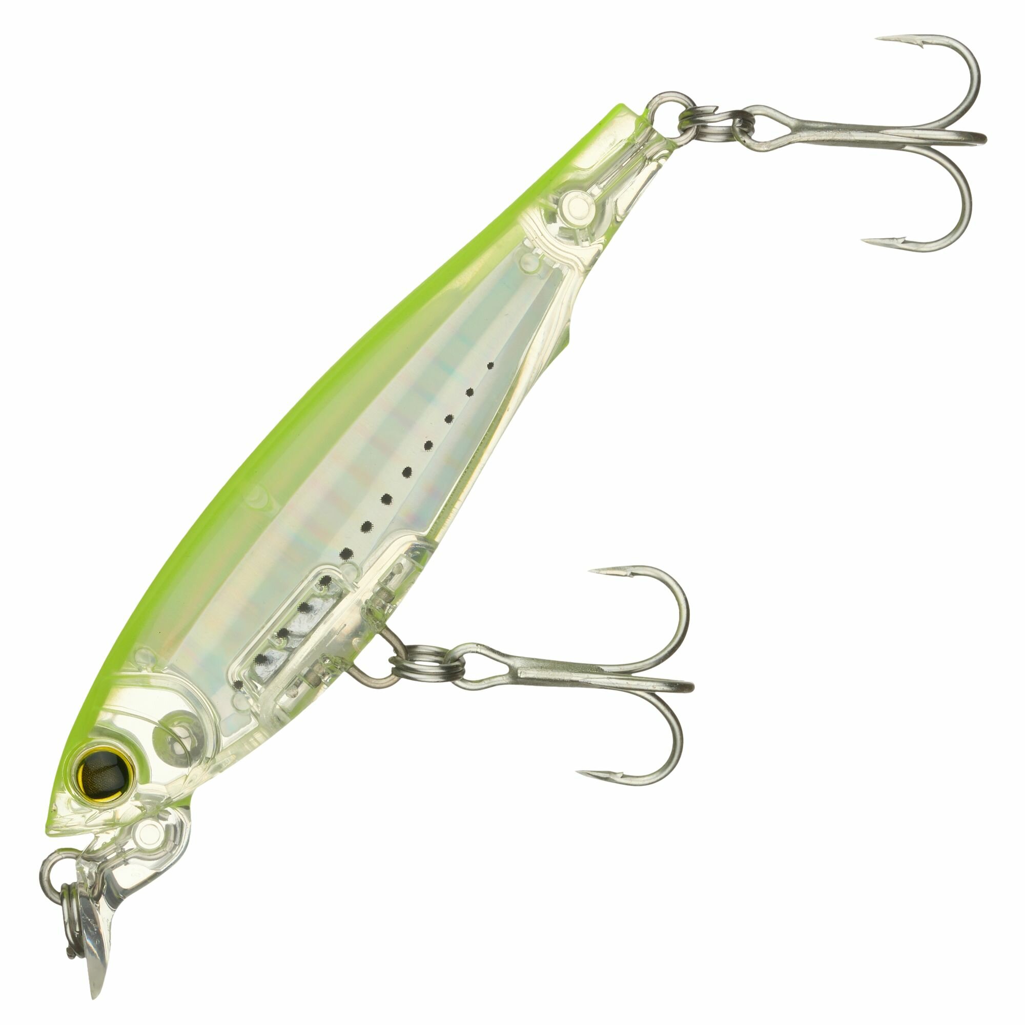 Воблер Yo-Zuri 3D Inshore Fingerling 70 #GHCS, нейтральная плавучесть, 7,5 г.