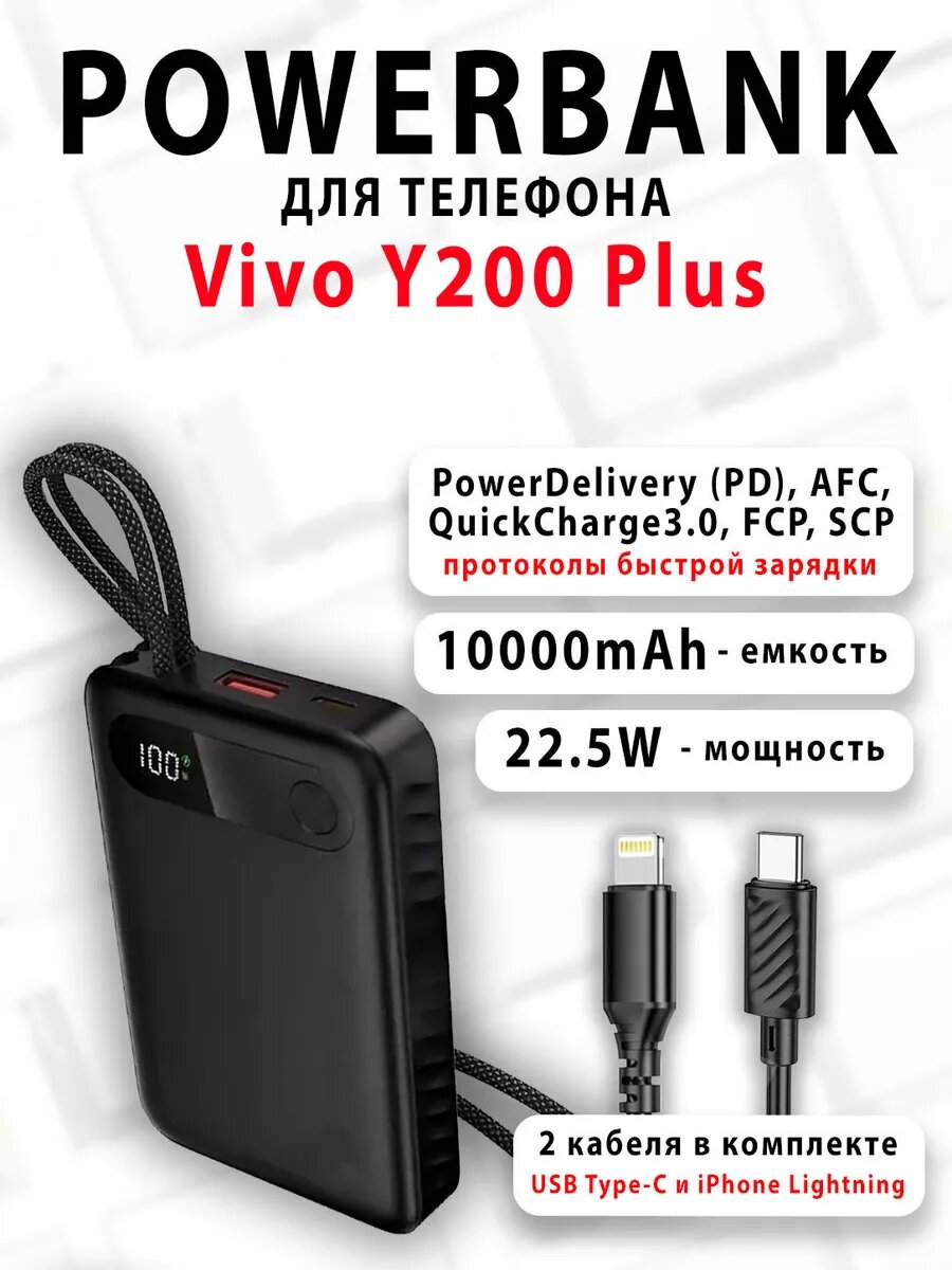 Повербанк для телефона Vivo Y200 Plus