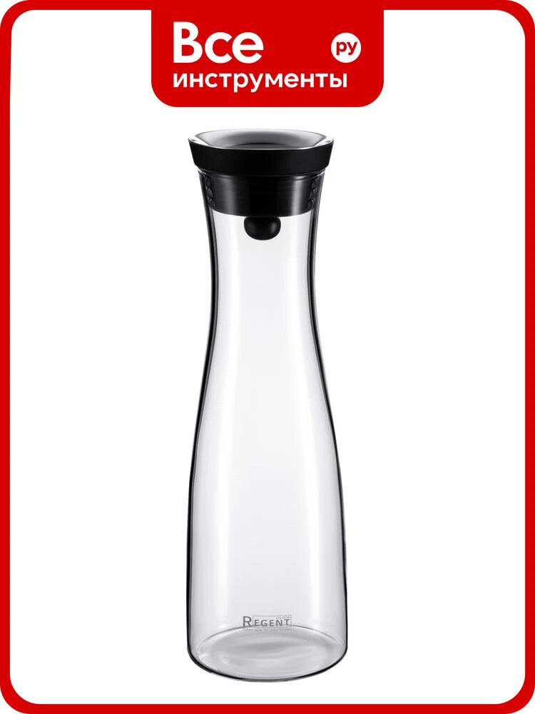 Графин для воды Regent Inox Linea Franco 1.5 л с фильтр-пробкой 93-FR-BR-01-1500