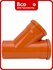 Тройник LAMMIN НК 110x110/45 Lm36051101104 полипропиленовый наружный канализацио...