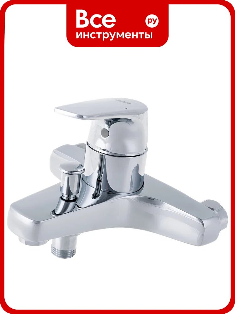 Смеситель для ванны Grohe BauFlow 23756000, латунь, однорычажный, аэратор, хром