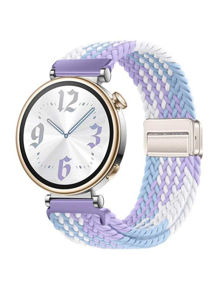 Ремешок 18mm для Huawei Watch GT 6 41мм/GT 5 41мм/GT 4 41мм магнитный нейлоновый, регулируемый, мягкий и гипоаллергенный