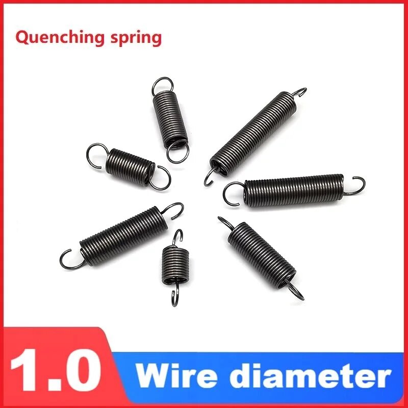 Пружина из пружинной стали диаметром 1 мм 80mm(5pcs), 8mm