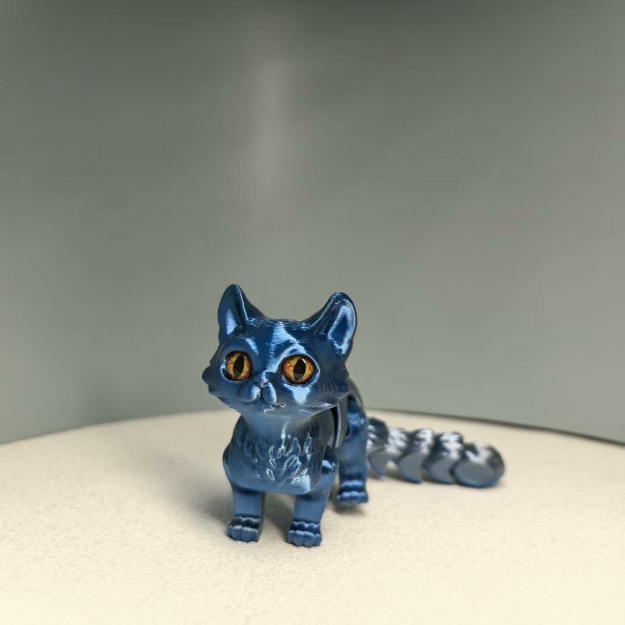 Хит продаж: 3D-печатная подвижная фигурка котенка, игрушка для мальчиков и девочек, подарок, украшение.