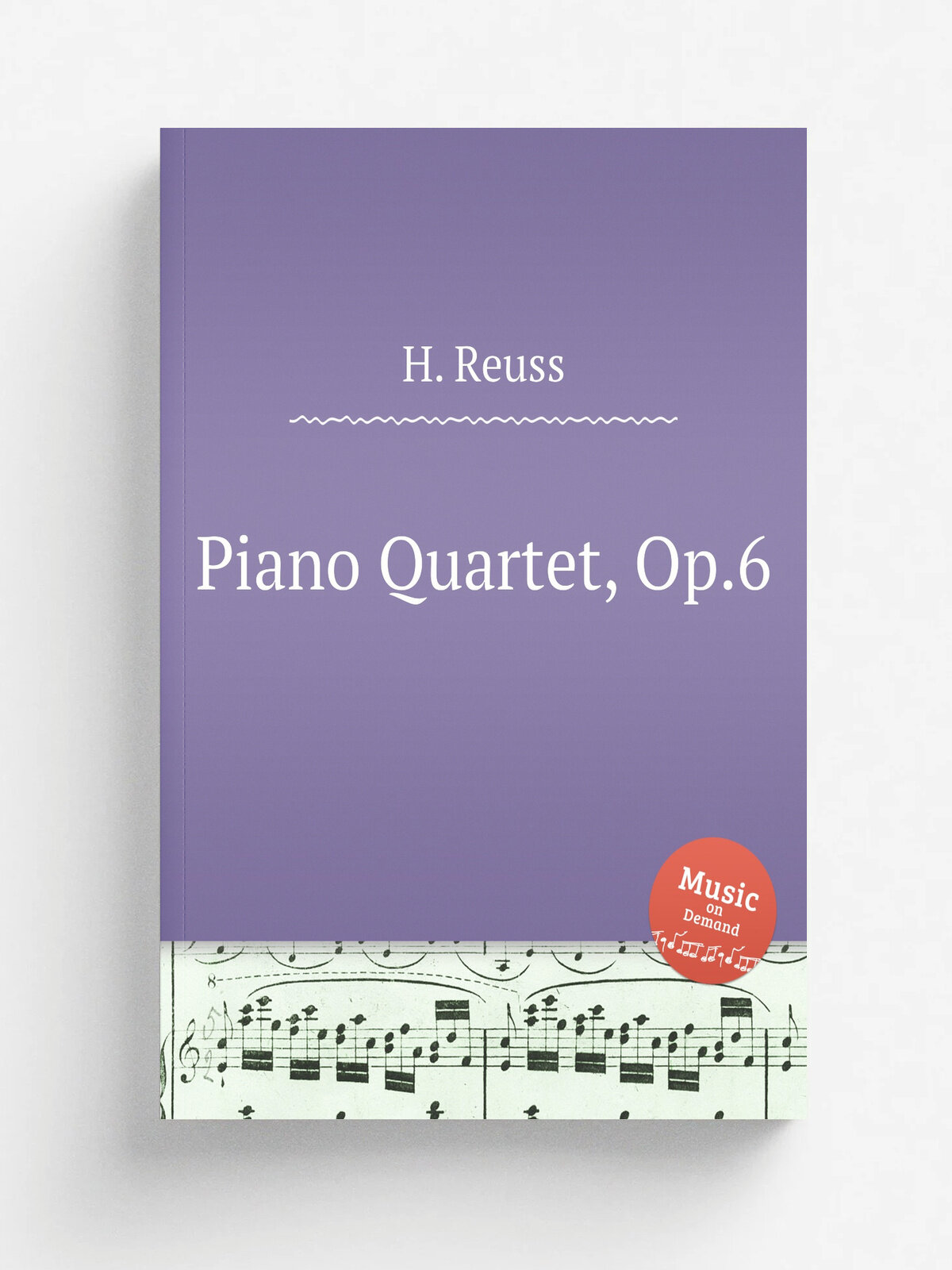 Piano Quartet, Op.6 | Н. Reuss | Репринт