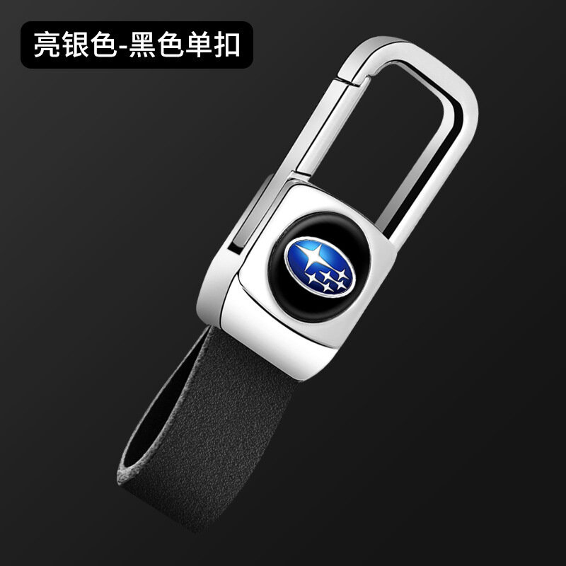 Глянцевый чехол для ключа с одним зажимом для моделей Subaru - Черный, прочный пластиковый чехол для ключей
