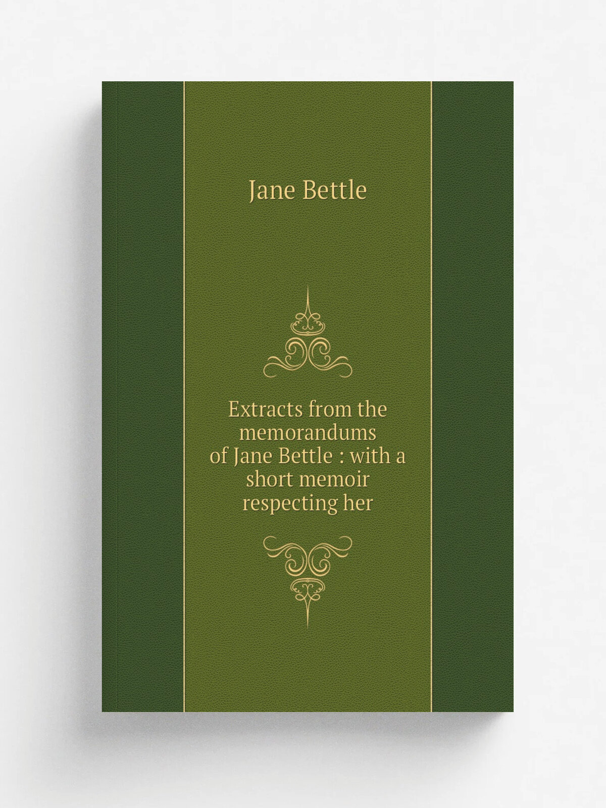 Extracts from the memorandums of Jane Bettle : with a short memoir respecting her
