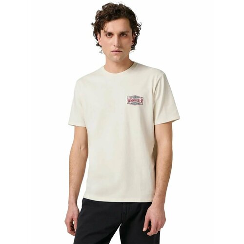 фото Футболка wrangler men graphic tee, размер 4xl, белый