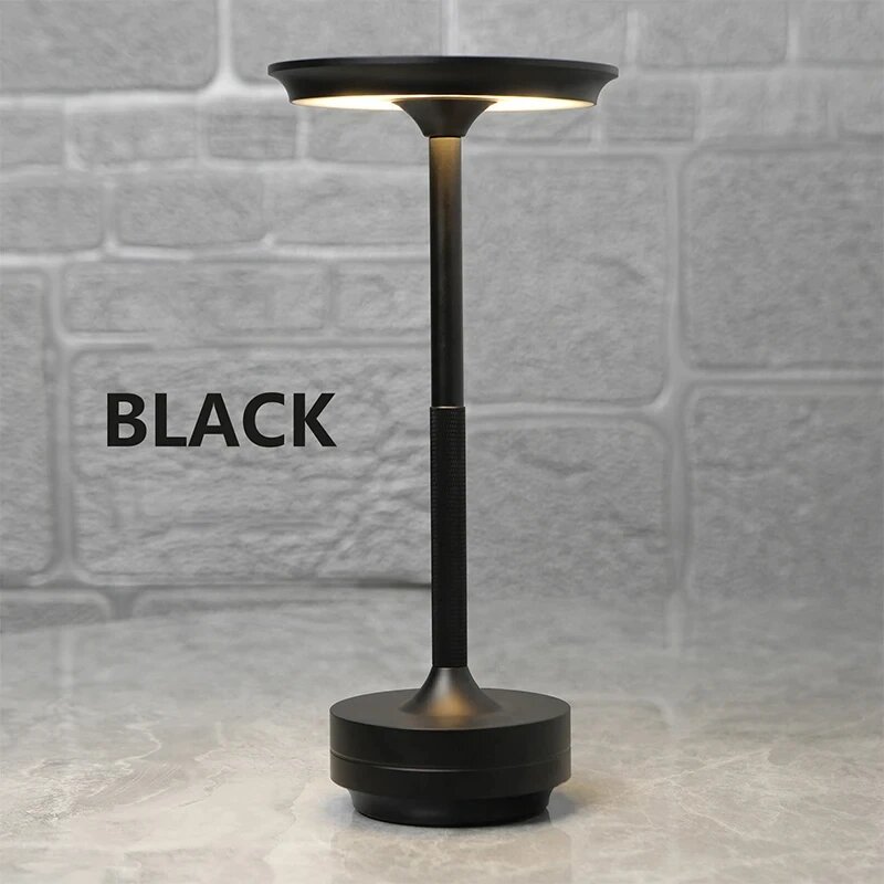 Настольная лампа LED HOMEFISH Black аккумуляторная
