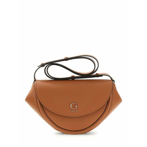 фото Сумка кросс-боди guess, фактура матовая, caramel