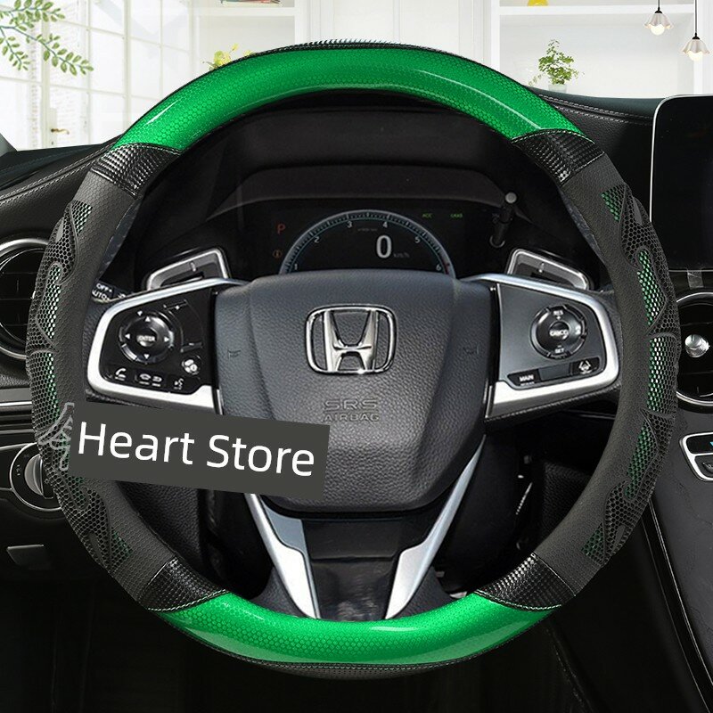 Круглая автомобильная наклейка из винила для Honda Civic Accord BR-V цвет Лесной зелёный - 1 шт